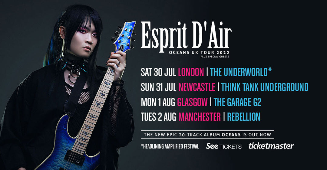 Esprit D'Air enters four UK Official Charts & announce tour dates