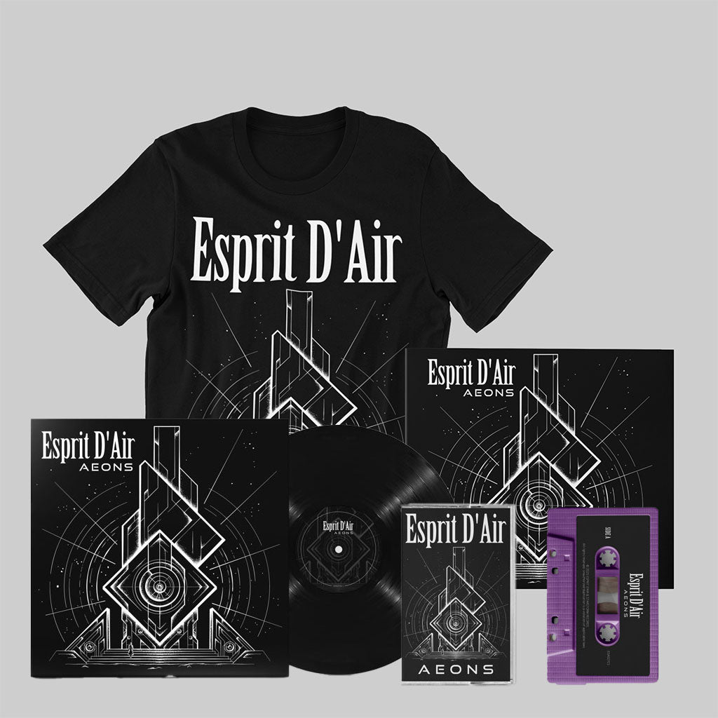 Aeons - Digipak CD + Standard Black Vinyl + Standard Purple Cassette + T-Shirt + Digital Download