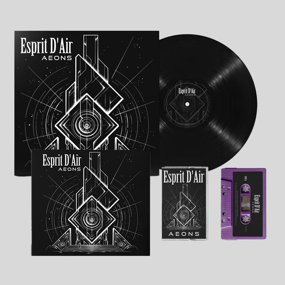 Aeons Digipak CD + Standard Black Vinyl + Standard Purple Cassette + Digital Download