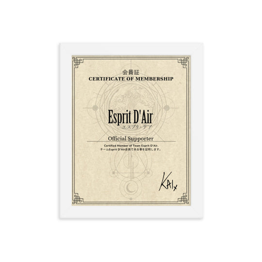 Certificado de Membresía