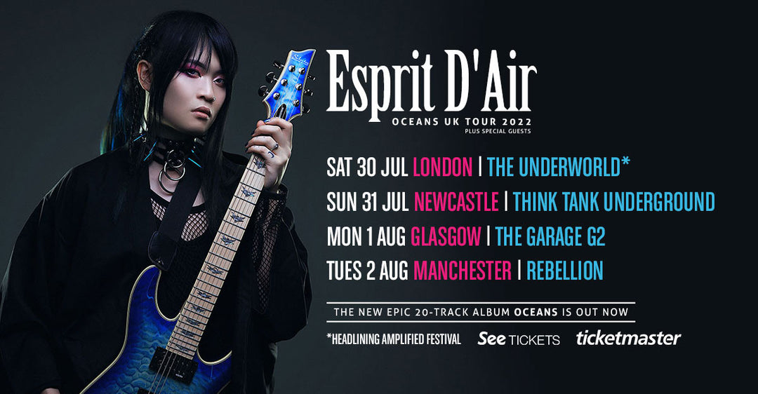 Az Esprit D'Air bekerült az Egyesült Királyság négy hivatalos listájára, és bejelenti a turnédátumokat