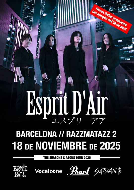 Esprit D'Air en España: Gira 2025