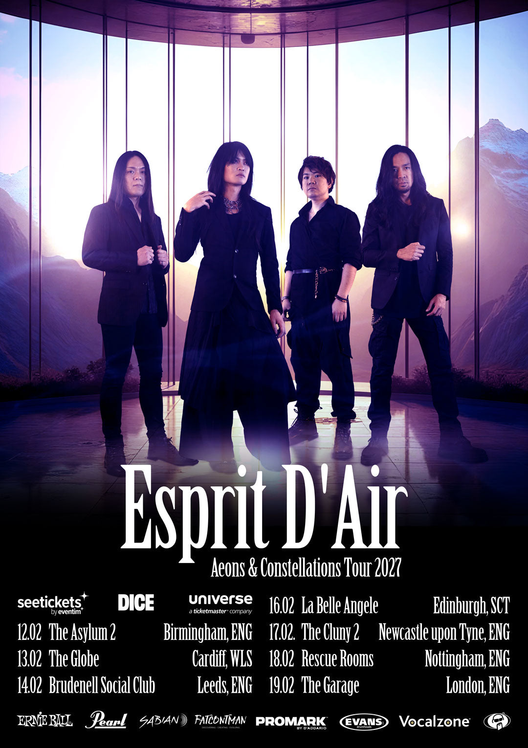Esprit D'Air - Aeons & Constellations UK Tour 2027