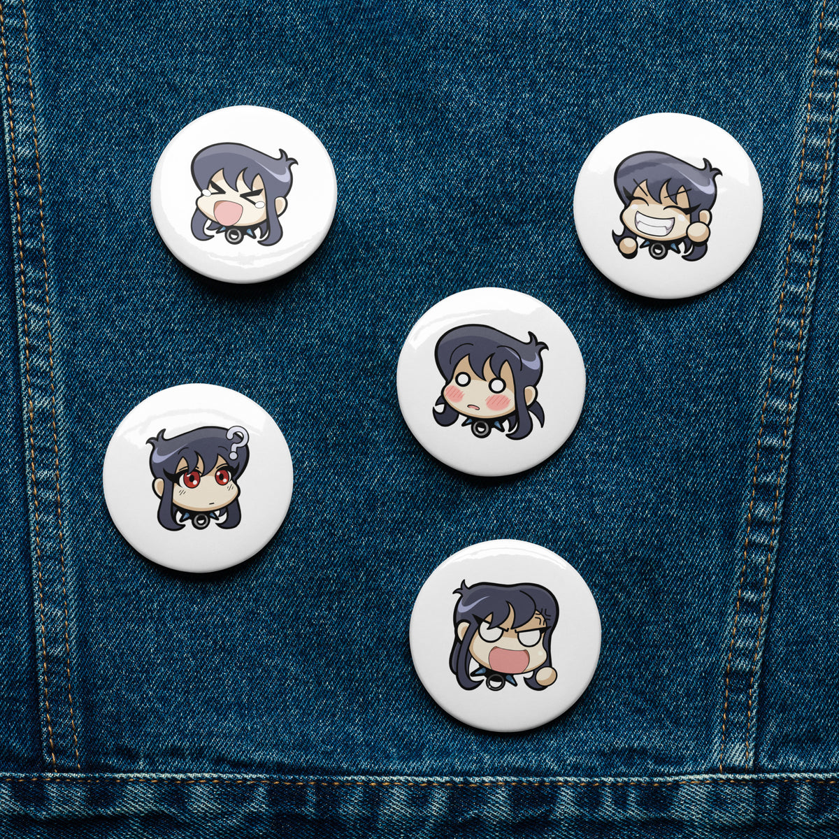 Kai Discord Emoji Pins (Set 1 of 2) – Esprit D'Air