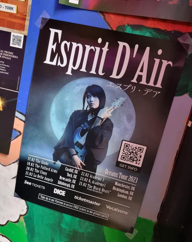 Esprit D'Air: UK Tour 2023 Poster (Signed)