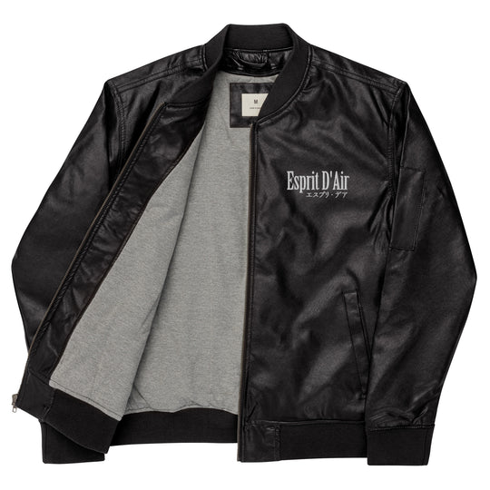 Esprit D'Air Faux Leather Bomber Jacket
