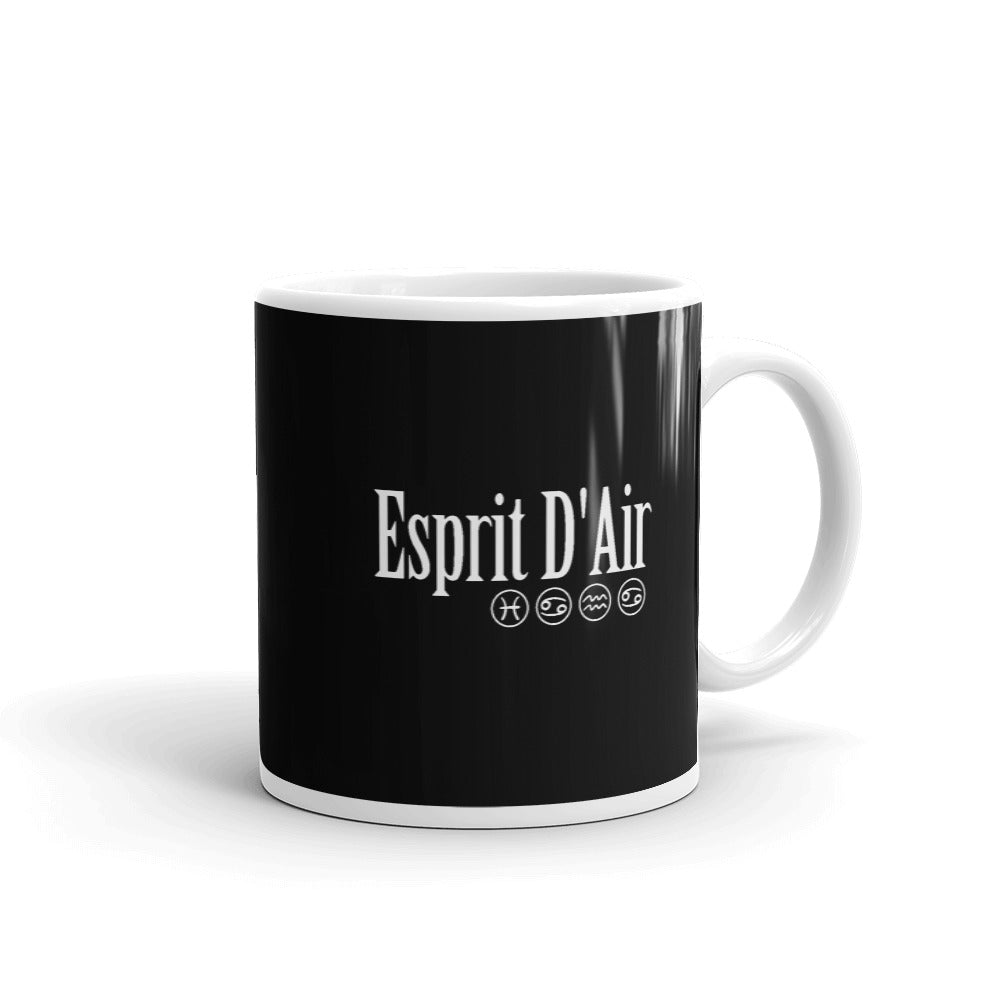 Esprit D'Air Mug - Black Print